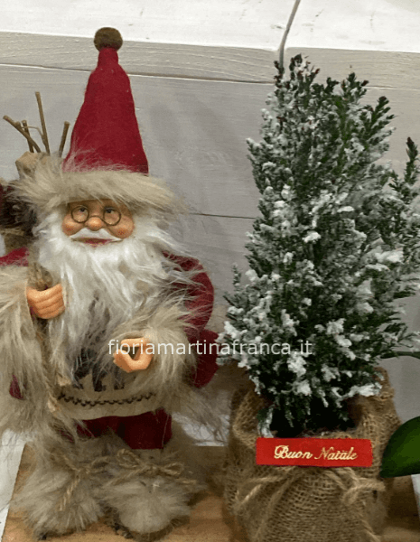 Composizione Babbo Natale H 35  L 27